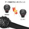 Ремешок для часов Jumpsunfun 20 мм для Omega X, Swatch Speedmaster и MoonSwatch, силиконовый ремешок для часов с D-образной пряжкой, черный