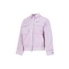 Sportswear Swoosh Logo Solid Color Collar Long Sleeve Jacket Women Jackets Light-Purple DR5621-530