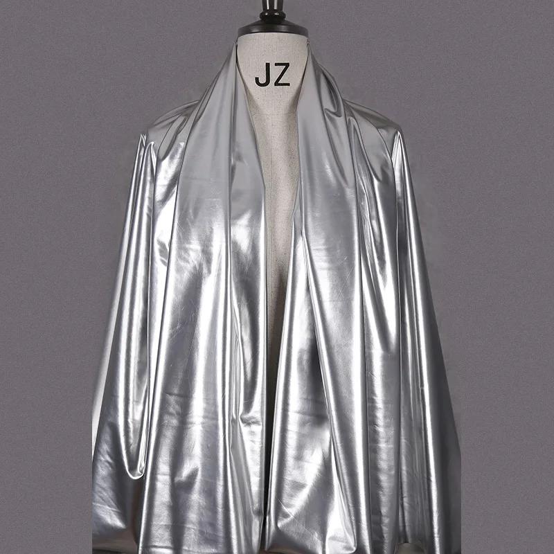 1/2/3/5M Matte Soft Leather Fabric Elastic 4-Way Stretch Faux PU Fabrics For Dress Clothes Upholstery  DIY Sewing Accessories