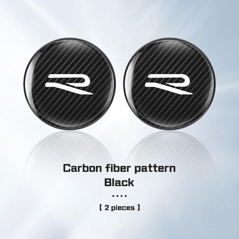 2Pcs Car Coaster Water Cup Bottle Mat Anti-slip Pad for Volkswagen VW R Rline ID.3 ID4 Polo Passat B5 B7 Golf 8 Touran Caddy GTI