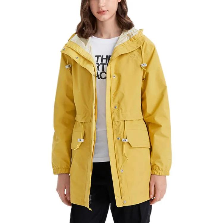 THE NORTH FACE Waterproof , Windproof , Breathable Windbreaker Jacket Women's Yellow (Unisex) Windbreaker Jackets NF0A7QVY WXG