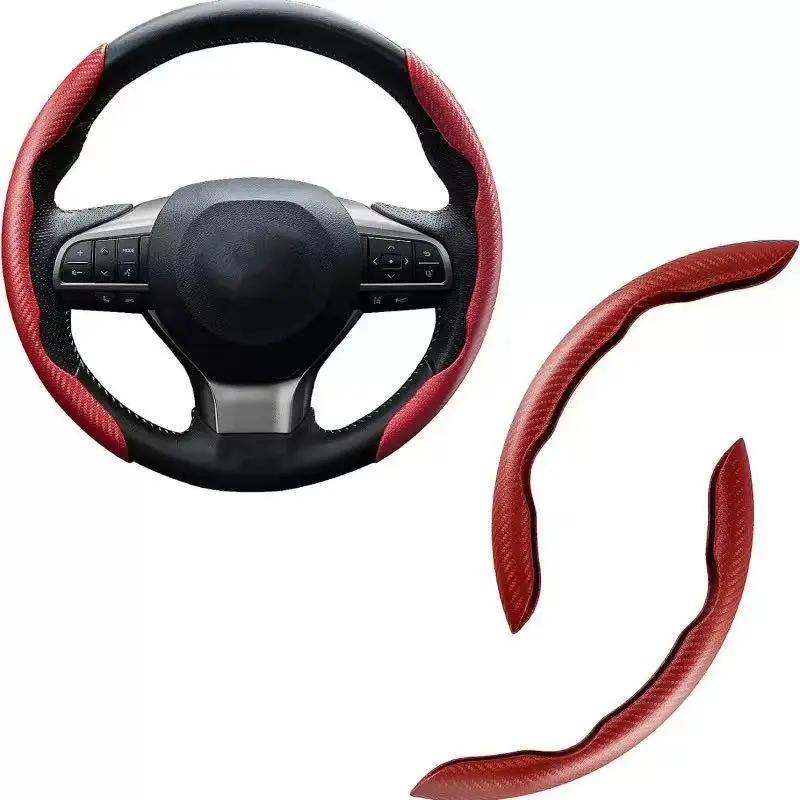 For Jaguar F-TYPE Car Steering Wheel Cover 38CM Anti-Slip Suede Steering Wheel Cover Auto Decoration Accessory PP32