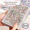 16Sheets Cartoon Sticker Book Kpop Decorative Material Sticker Decoration Washi Paper Journal