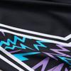 Under Armour Полноцветные быстросохнущие шорты с коротким рукавом в полоску, повседневный спортивный комплект, мужские комплекты, черный цвет 21500531-001+24500211-001