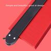 Contour Gauge Compact Design Portable Multipurpose Profile Copy Contour Gauge Standard Pipe Tile Wood Laminate Measuring Tool