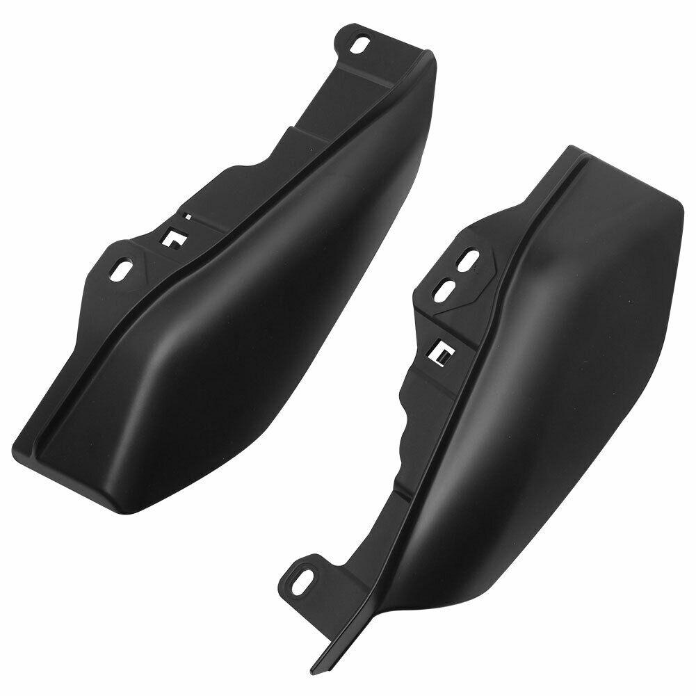 Motorcycle Black/Chrome Mid-Frame Air Heat Deflector Fairing For Harley Touring Electra Glide Street Road Glide CVO 2017-2022