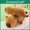 Plush Lounge Capybara Pillow Cozy Bedrest Companion Snuggle Sleep Stuffed Toy