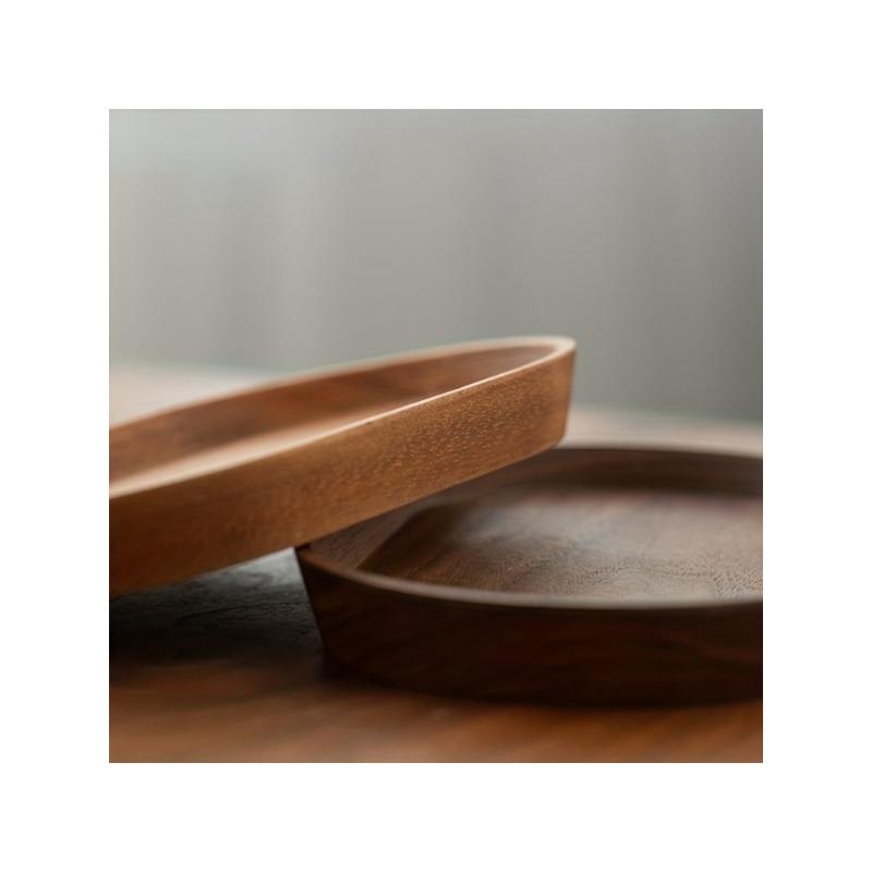 1 шт. столовая посуда из цельного дерева овальный поднос для завтрака хлеб тарелка для десерта в японском стиле деревянный поднос тарелка для закусок сухофруктов бытовая