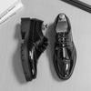 Мода Новое поступление Мужские формальные кожаные туфли Нескользящая повседневная деловая обувь Модные минималистичные туфли Оксфорды Удобные мужские кроссовки