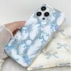 Чехол для iPhone 17 16 с принтом «Бабочка и Бант» Чехлы для телефона для iPhone 17 Air 15 14 13 12 11 Pro Max X XR XS 7 8 Plus SE2 16E Обложка
