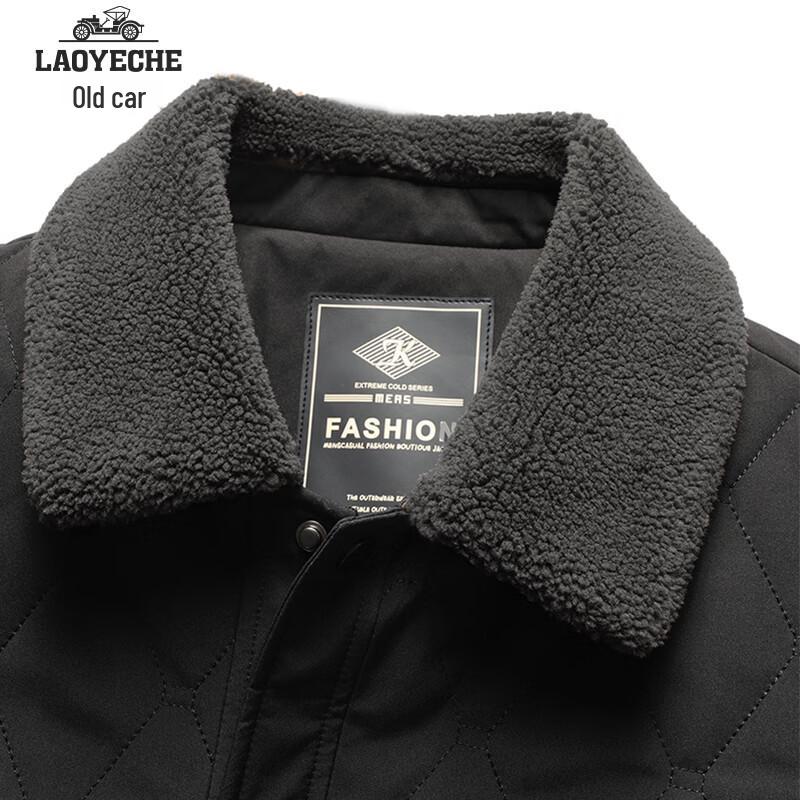 LAOYECHE Мужская зимняя куртка с подкладкой для среднего/пожилого возраста