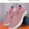 Flying Woven Sports Women's Shoes 2024 Spring Guochao Breathable and Comfortable Running Shoes Versatile Fashion Lightweight Casual Soft-soled Shoes