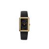 Maven Watches 18mm THE DECO SERIES Square Minimalist Fashion Watch Black [Official Shop] Watch, (Noir 18mm)