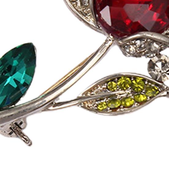 Брошь Anti-deform, простая в использовании, в форме цветка розы, брошь для одежды для женщин