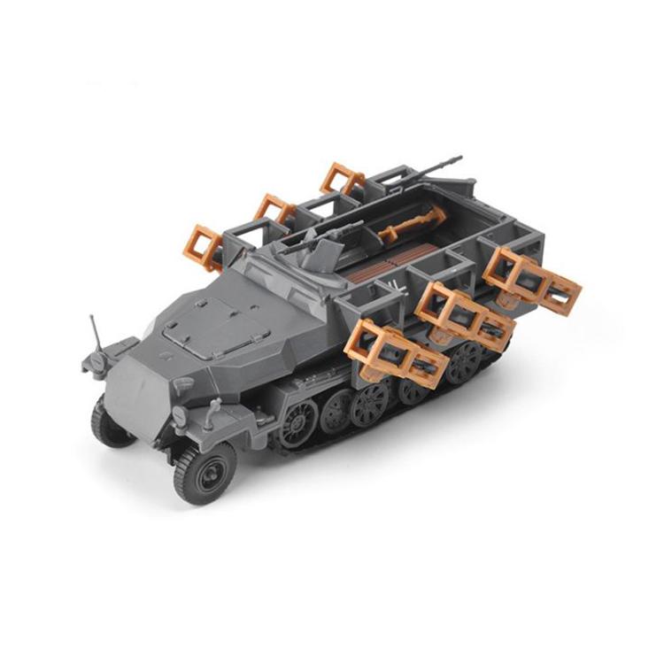 1:72 4D Пластиковый Пазл Сборка SD.KFZ.7/2 Танк Модель Второй Мировой Войны Модель Сборка Военные Игрушки Разработаны Для Детей Подарки