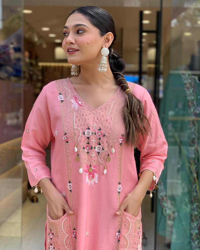 Женский индийский пакистанский дизайнерский комплект курта брюки дупатта Болливуд топ туника курти сальвар камиз костюм