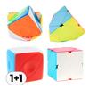 1+1 Skew Ivy Cube Set Special Diagonal Square Twist Cube 2 Pieces, Korea Puzzles