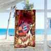 Bayern Munich Football Artwork Customize Your Name Beach Towel Soft Durable Quick-Dry