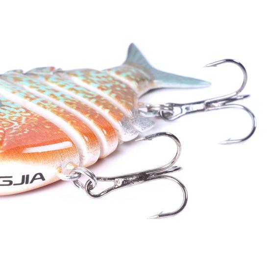 6,35 см 8 г 6 секций Искусственная рыболовная приманка Воблер Рыба Плавающая приманка Снасти Инструмент