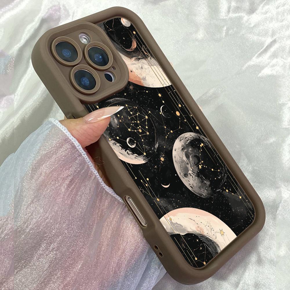 JT22 Астрологический для знаков зодиака Чехол для для iPhone 17 Pro Max Samsung S26 Ultra A17 A26 A07 Xiaomi 15T Redmi Note 14 Pro Plus Мягкий ТПУ Чехол
