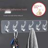 10 шт. Кухонный многофункциональный крючок для хранения Прозрачный крючок для пальто и шляп