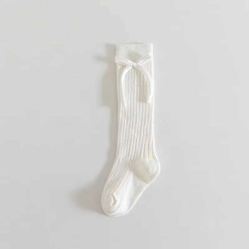 1 Pair Girls Cotton Bow Tube Socks Soft Breathable Candy Princess Kids School Socks For Children Fashion Wear