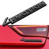 TCFJN1 Glossy Black 4MOTION Trunk Badge Emblem Compatible with Select VW Models Like Tiguan Touareg Golf Passat - Rear Lid Sticker