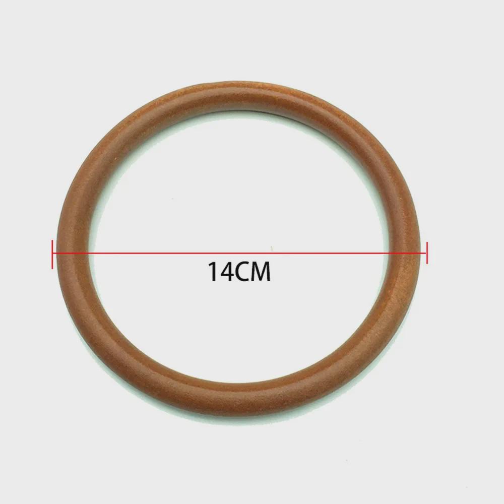 «Подарочная коробка ручной работы из дерева и бамбука с круглой D-образной ручкой»