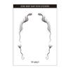 Челка Сломанные волосы Тату-наклейка Детские волосы Тату Линия роста волос Парик Наклейка Виски Край Наклейка