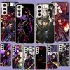 Код G-Geass Zero Аниме Чехол для телефона Для Samsung Galaxy S25 Edge S24 S23 FE S21 S20 S10 Plus S22 S26 Ultra Чехол Прозрачные чехлы ТПУ C