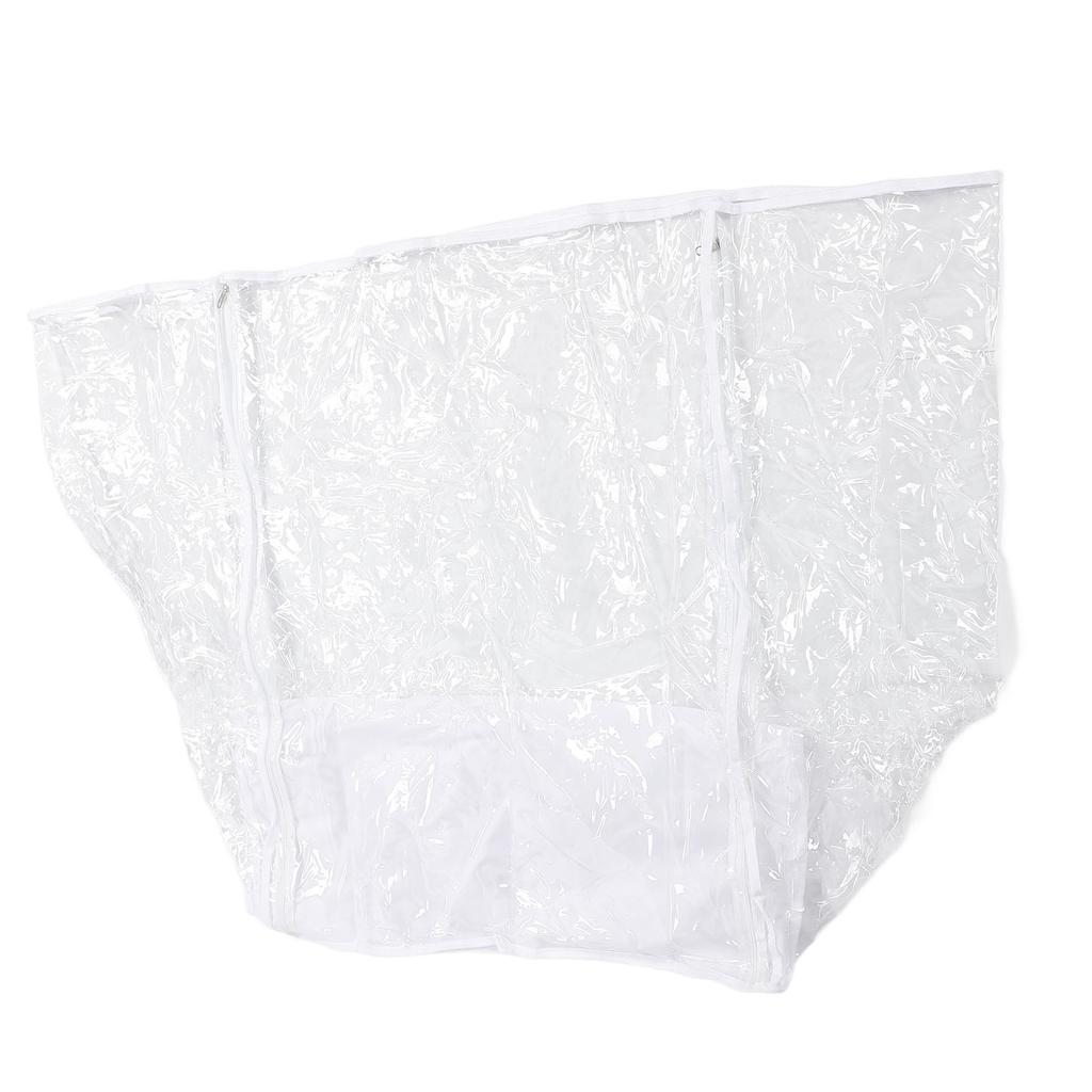 Sheet Pan Rack Cover Transparent Foldable PVC Foodservice Bread Rack Cover for Home Kitchen