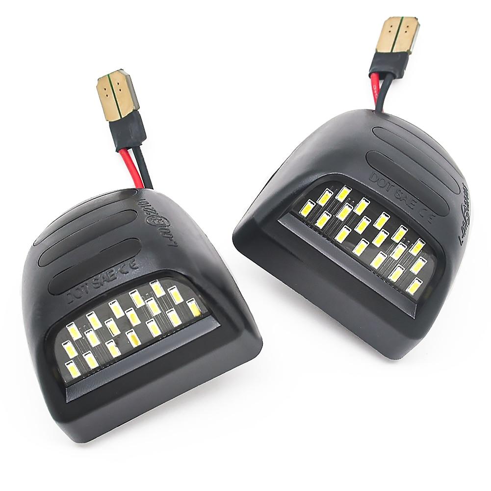WF 6000K ксеноновый белый 18SMD OEM-полный светодиодный для Chevrolet Silverado GMC Sierra 1500 2500 3500 светильник номерного знака грузовика 12 В