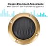 2 Inch Speaker Decorative Steel Mesh Circle Car Speaker Protective Mesh Cover Gold