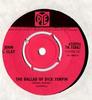 7-дюймовая пластинка JOHN E. CLAY - Баллада о Дике Терпине 7N15862 Pye Records 1965 UK Фолк Б/У