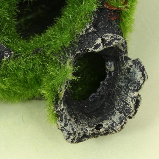 Моделирование ствола дерева Аквариум Декорация Мох Рыба Креветки Убежище Смоляная пещера Дом Убежище Аквариум Ландшафтный дизайн Аксессуары для аквариума