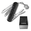 VICTORINOX Classic SD Brilliant Carbon Swiss Army Knife Многофункциональный нож для кемпинга на открытом воздухе с плоской отверткой, оснащенный гвоздем