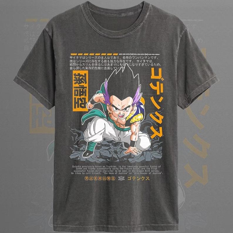 Футболка с принтом Dragon Ball Z, короткий рукав, хлопок, Сон Гоку, Веджета, унисекс, женская одежда, Харадзюку, Yk Tee, винтажная, повседневная, футболки