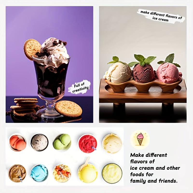 4 шт. пинты семейного размера Ninja Creami Deluxe 11 в 1, крышки 24 унции Контейнеры NC500/NC501 для всех замороженных продуктов, можно мыть в посудомоечной машине, не содержат BPA