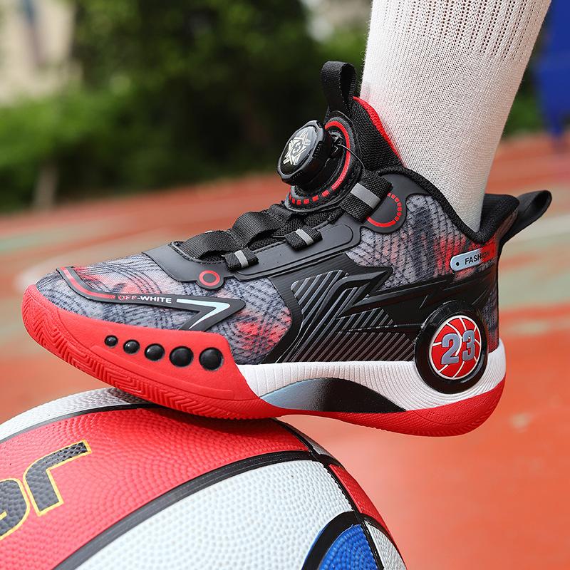 Баскетбольная обувь для мальчиков среднего и большого размера, детская, нескользящая, дышащая, спортивная обувь для одноклассников, мужская и женская, для учеников начальной школы, подростковая
