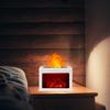 Диффузор эфирного масла Flame для камина, диффузор пламени 300 мл, ароматерапевтический диффузор с низким уровнем шума, диффузор холодного тумана для домашнего офиса