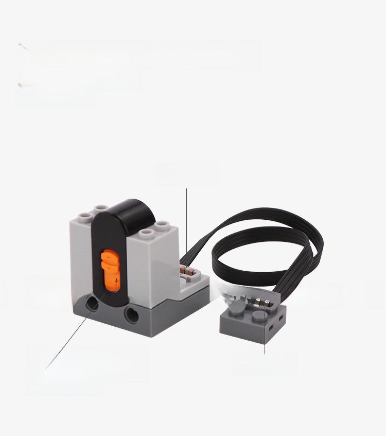 Совместимые с Lego строительные блоки FP Tech: Сборка двигателя MOC с пультом ДУ 8885 и приемником 8884