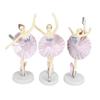 Charm Ballerina Cake Decoration Set Perfect for Ballet Party Favors Supplies Pink Ballet Girl Figure Cake Decoration