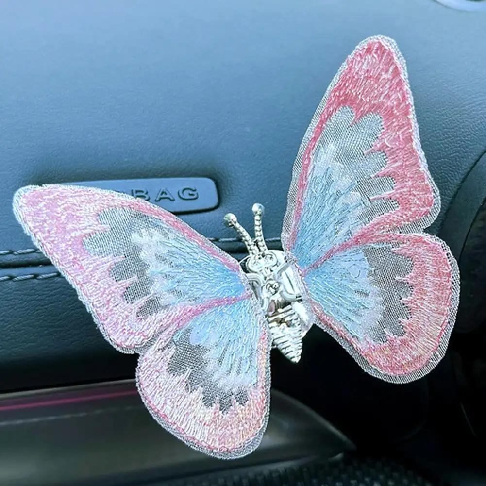 Освежитель воздуха Бабочка Автомобильный парфюм Автомобильный стайлинг Натуральный запах Клипса для розетки кондиционера Ароматизаторы для автомобилей