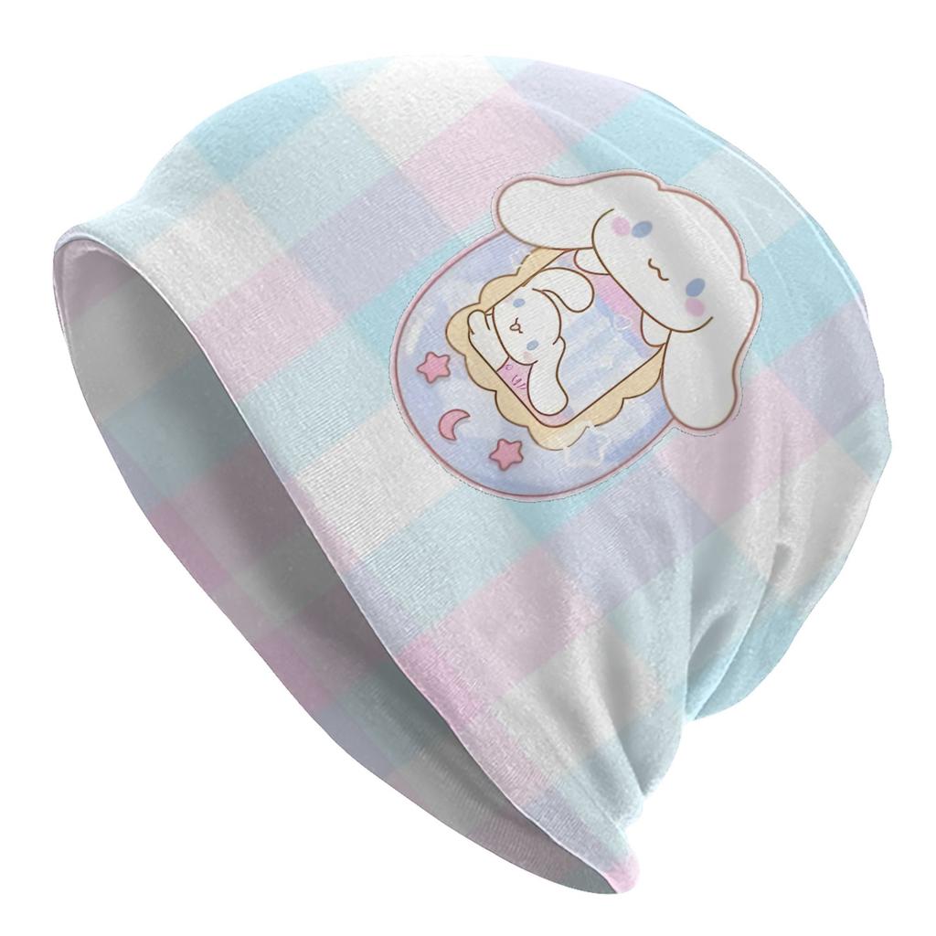 Вязаная шапка с Фото Рамкой Cinnamoroll с Изящными Модными Деталями Идеально Подходит для Взрослых, Желающих Добавить Текстуру и Характер Повседневной Одежде в Холодное Время Года