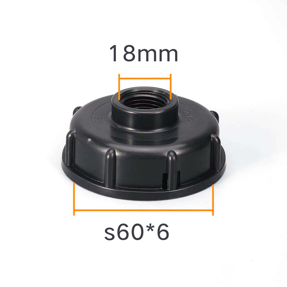 1"" 60mm Female thread S60X6 Coarse Thread Cap Connector IBC Tank Adapter IBC fuel tank