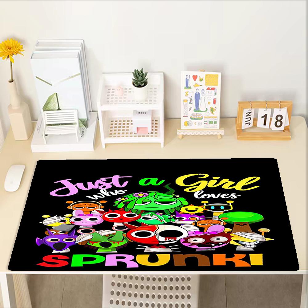 Sprunki Theme Mouse Pad, Non Slip Rubber Base, Multifunctional Office & Home Decor, Perfect for Workspace Personalization.