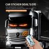 2PCS Devil‘s Eyes LED Panel Screen Light Remote Control Scrolling Animation Display LED Screen Light for Car Truck Windshield