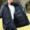 Модное женское пальто Зимние куртки с капюшоном Свободные Толстые Теплые Женские парки