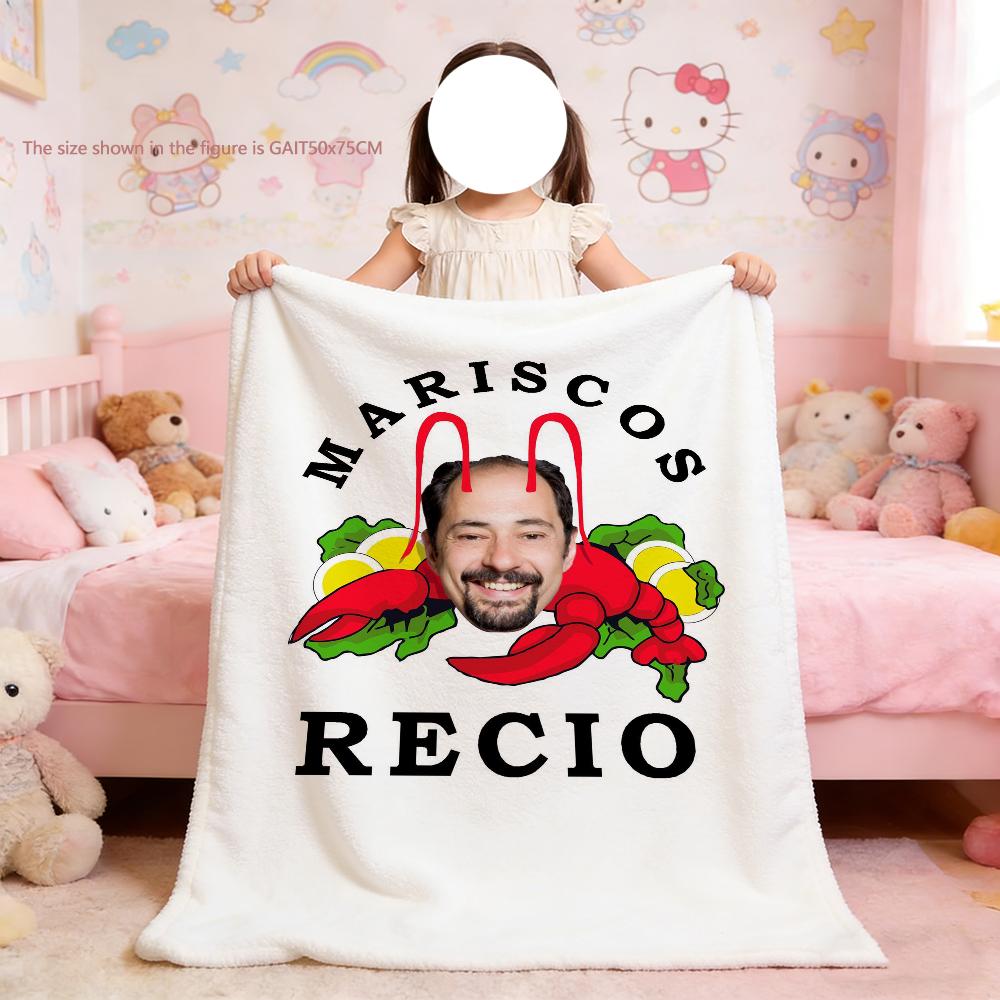 Плед Mariscos Recio для мягкого пледа для пикника, кровати, дивана, дома, спальни, уютный, теплый, удобный