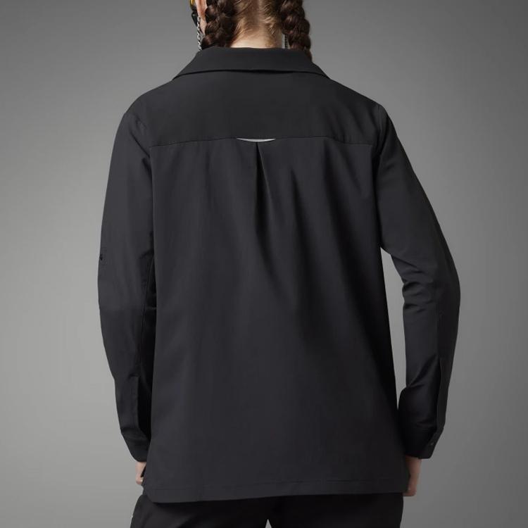 adidas Terrex X National Geographic Женская футболка с длинным рукавом для активного отдыха Черный IC1994